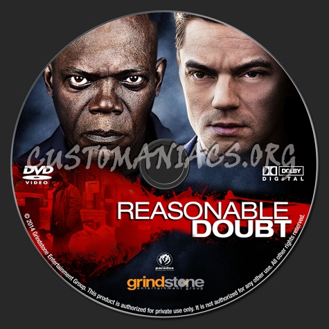 Reasonable Doubt dvd label