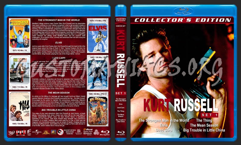 Kurt Russell Collection - Set 1 blu-ray cover