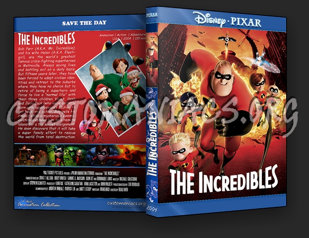 The Incredibles - Animation Collection dvd cover