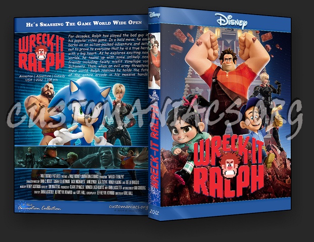 Wreck-It Ralph - Animation Collection dvd cover