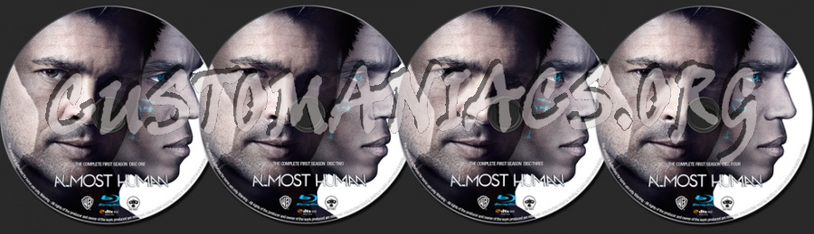 Almost Human season 1 blu-ray label