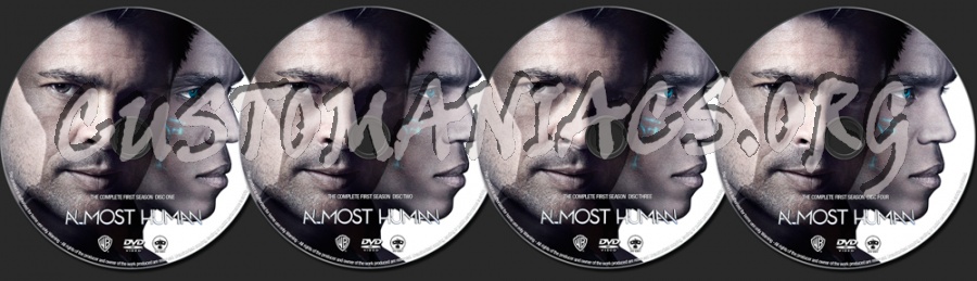 Almost Human season 1 dvd label