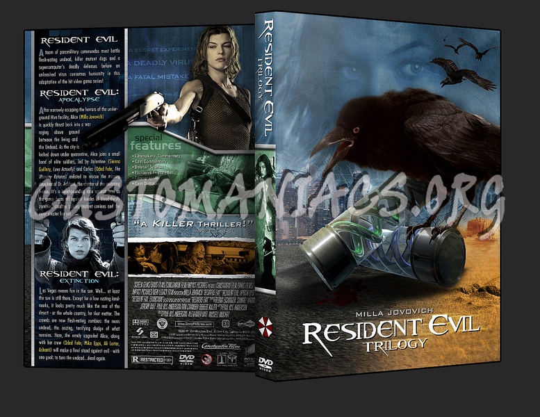 Resident Evil Trilogy dvd cover