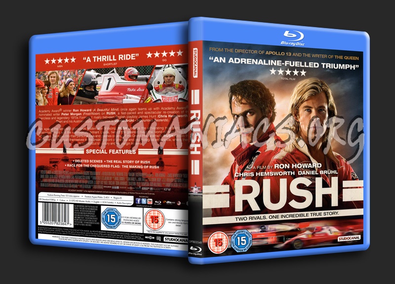 Rush blu-ray cover