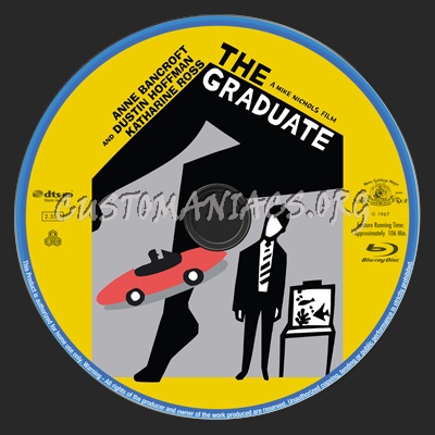 The Graduate blu-ray label