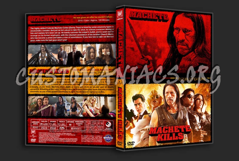 Machete / Machete Kills Double Feature dvd cover