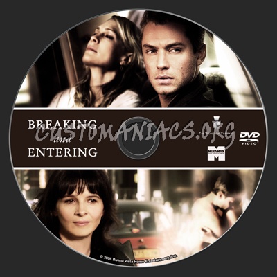 Breaking And Entering dvd label