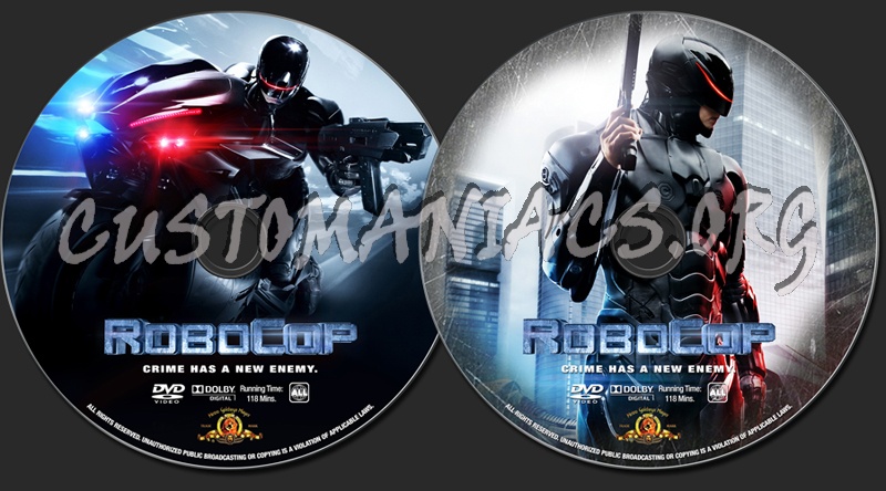Robocop (2014) dvd label