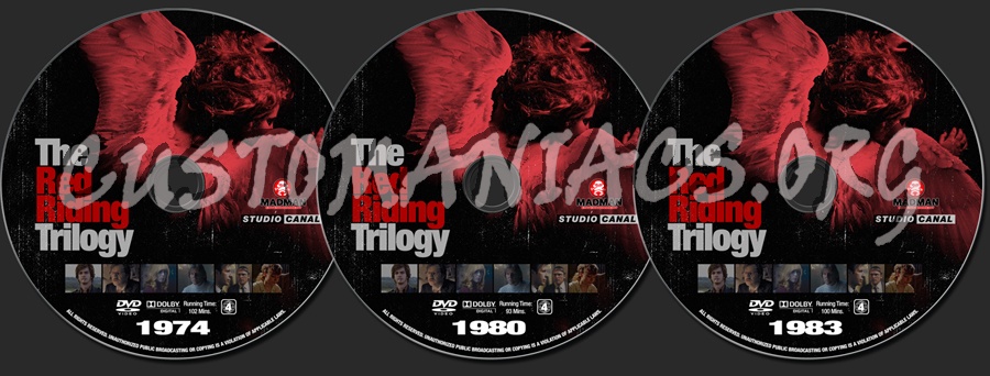 The Red Riding Trilogy dvd label