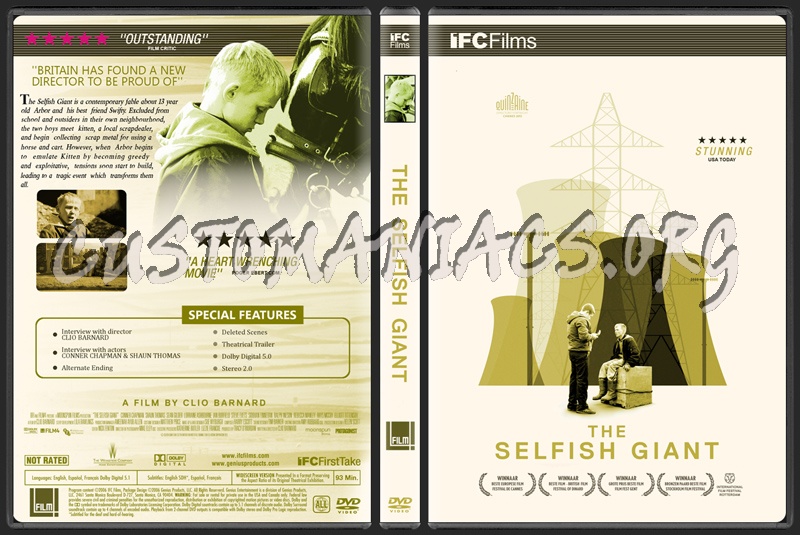 The Selfish Giant dvd cover