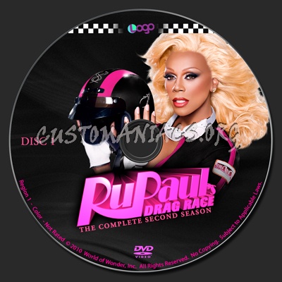 RuPaul's Drag Race - The Complete Second Season dvd label