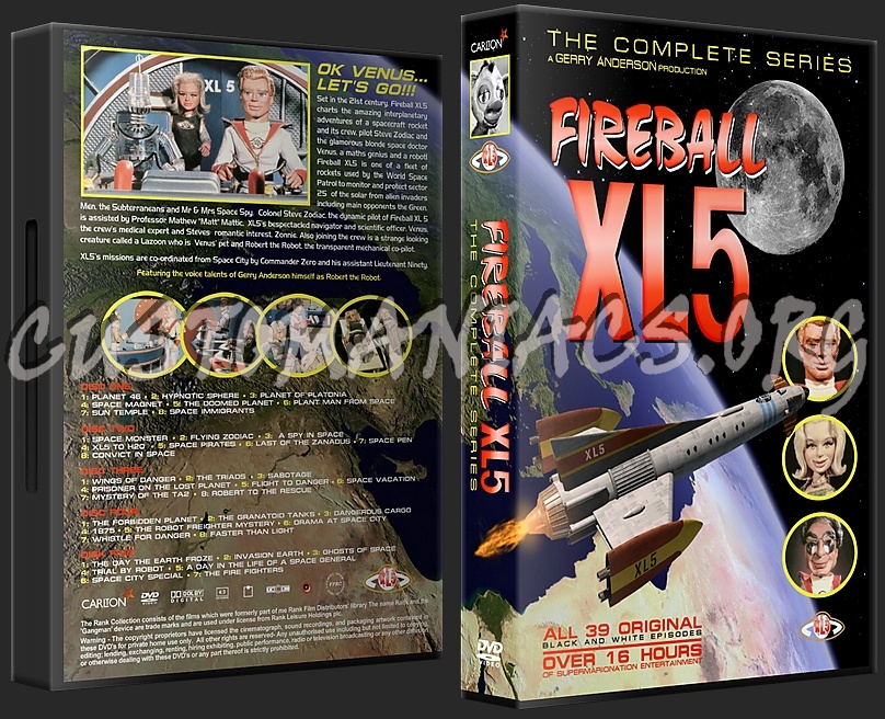 Fireball XL5 Complete Series dvd cover