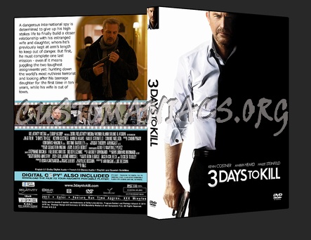 3 Days To Kill dvd cover