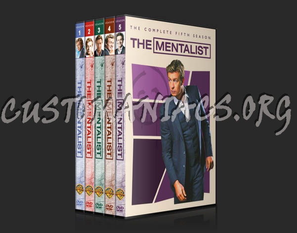 The Mentalist: Seasons 1-5 (3240x2175) dvd cover