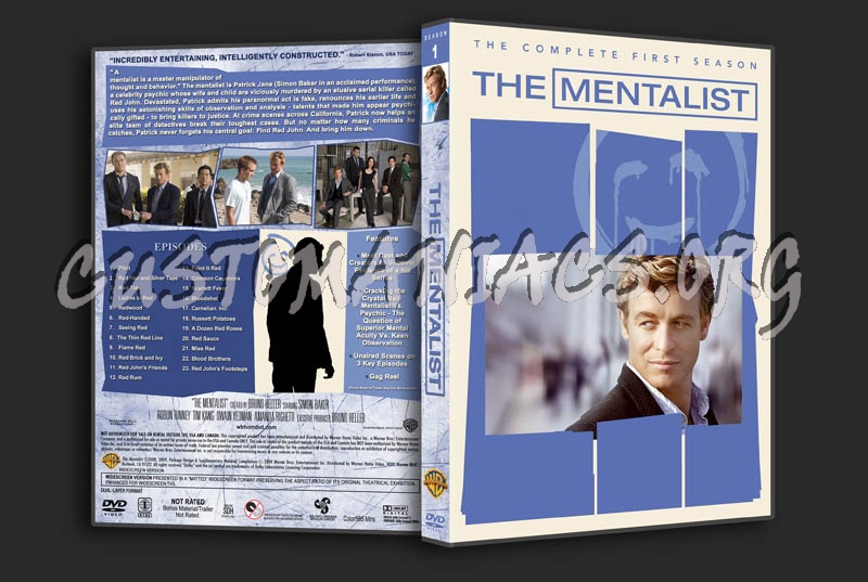 The Mentalist: Seasons 1-5 (3240x2175) dvd cover