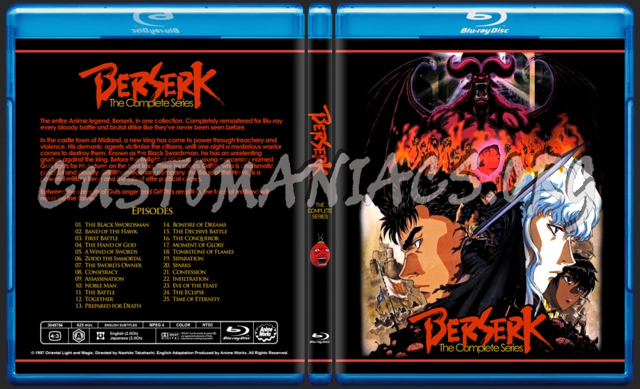 Berserk blu-ray cover