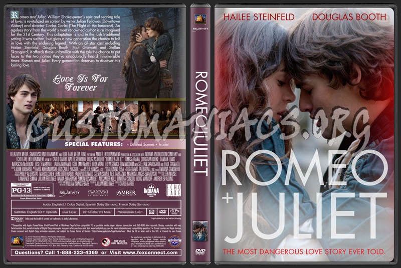 Romeo & Juliet (2013) dvd cover