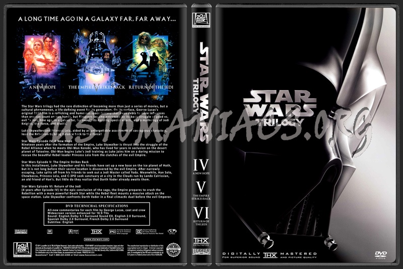 Star Wars Trilogy dvd cover