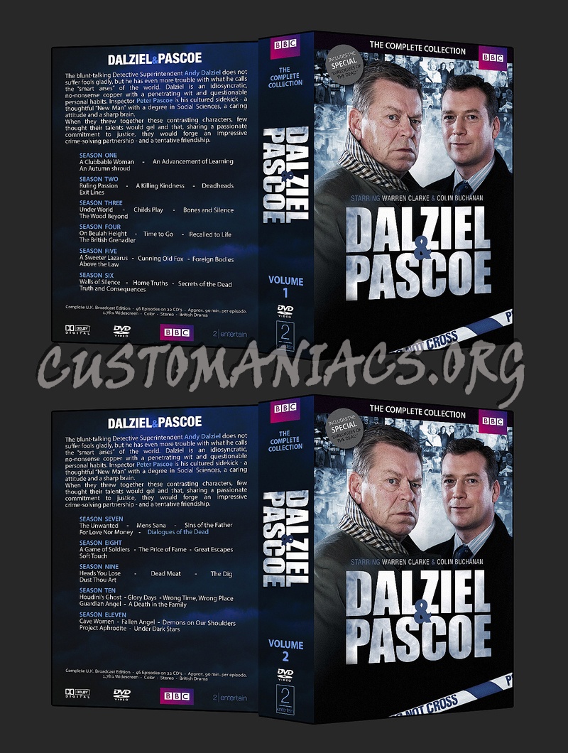 Dalziel & Pascoe - Complete Collection dvd cover