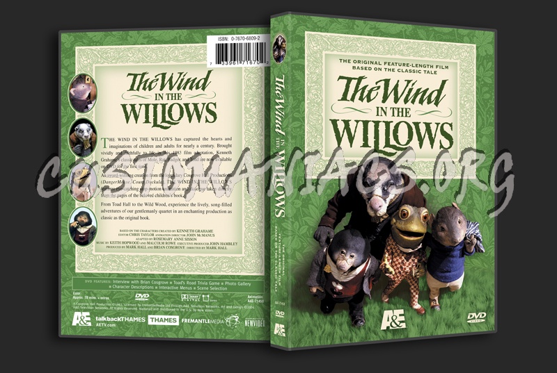 The Wind in the Willows dvd cover