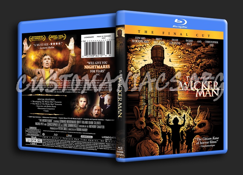 The Wicker Man (1973) blu-ray cover