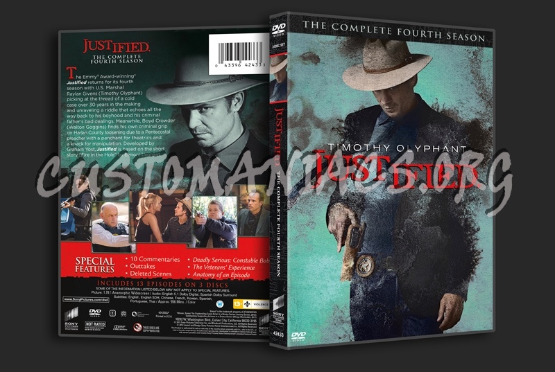 Justified Season 4 dvd cover
