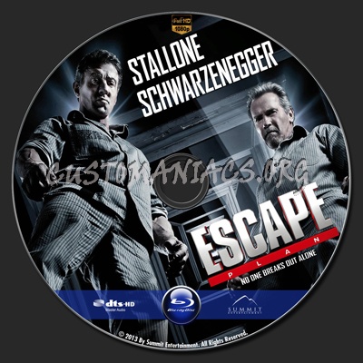 Escape Plan blu-ray label