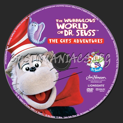 The Wubbulous World of Dr Seuss: The Cat's adventures dvd label