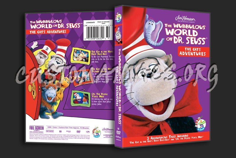 The Wubbulous World of Dr Seuss: The Cat's adventures dvd cover