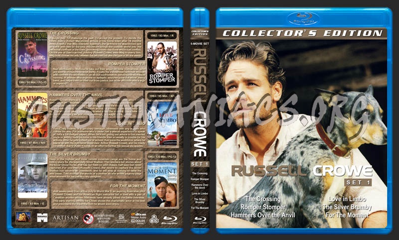 Russell Crowe Collection - Set 1 blu-ray cover