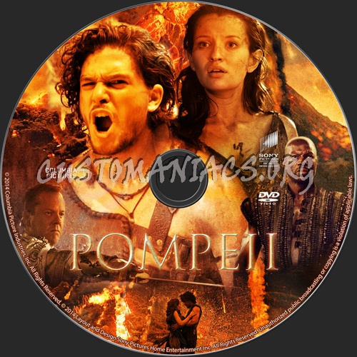 Pompeii dvd label