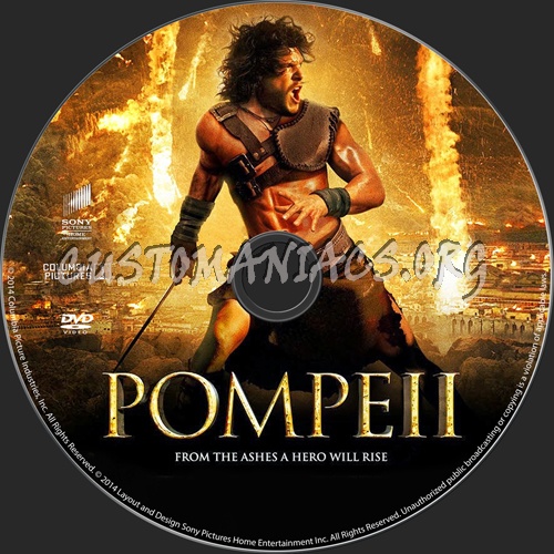 Pompeii dvd label