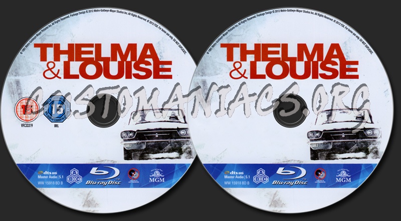 Thelma and Louise blu-ray label