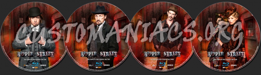 Ripper Street Season 1 blu-ray label