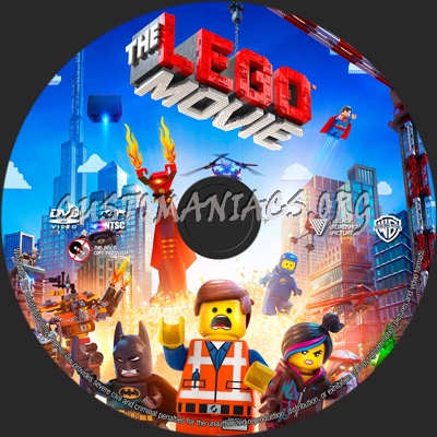 The Lego Movie dvd label
