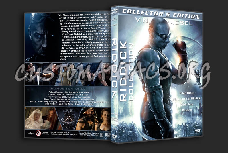 Riddick Collection dvd cover