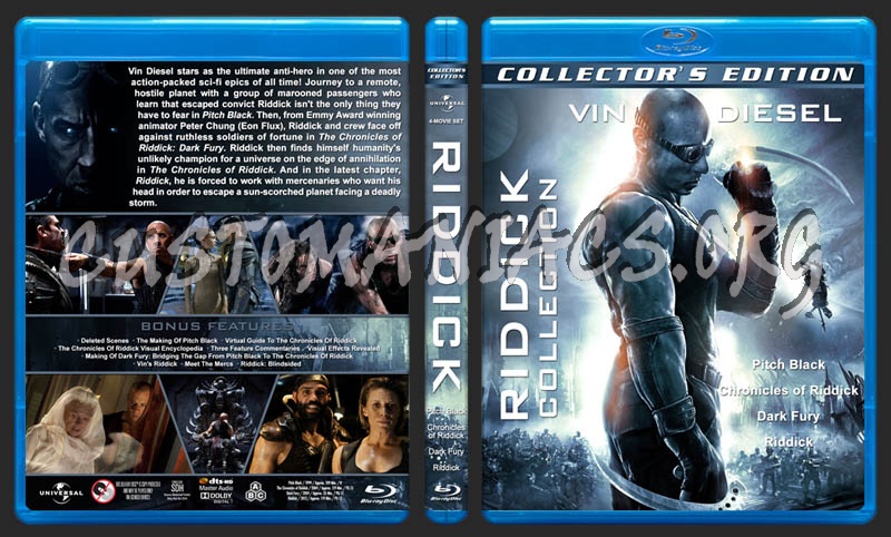 Riddick Collection blu-ray cover