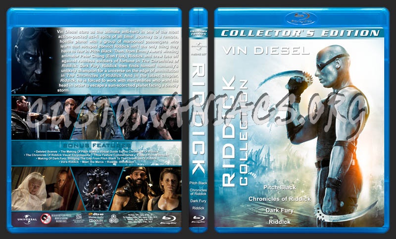 Riddick Collection blu-ray cover