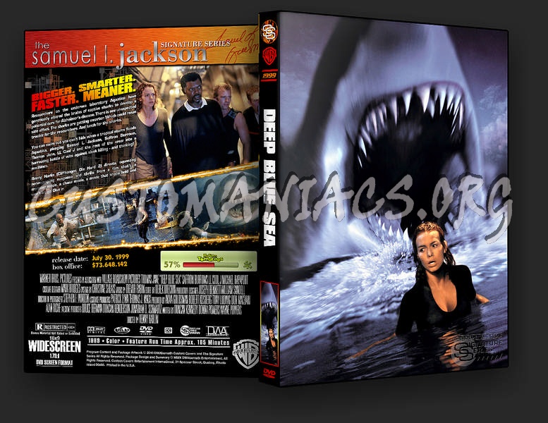 Deep Blue Sea dvd cover