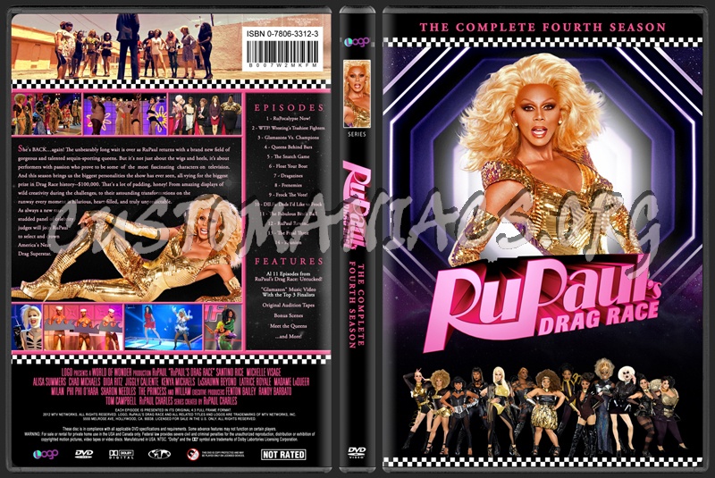 RuPaul's Drag Race - The Complete Fourth Season dvd cover