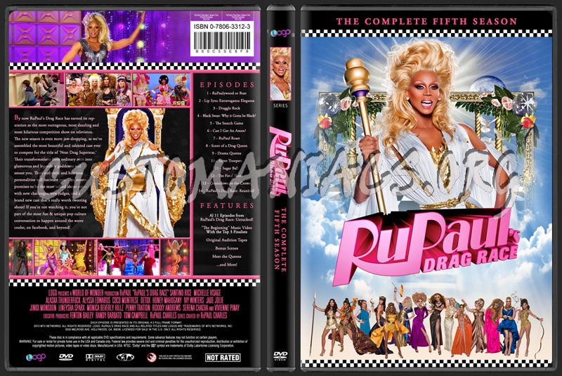 RuPaul's Drag Race - The Complete Fifth Season dvd cover