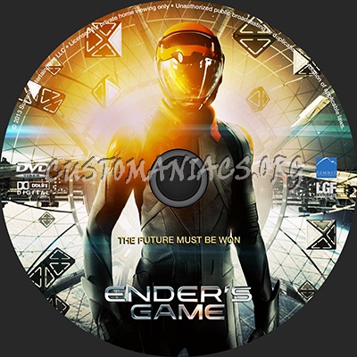 Ender's Game dvd label