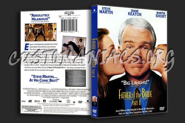 Father of the Bride 2 dvd cover