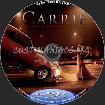 Carrie blu-ray label