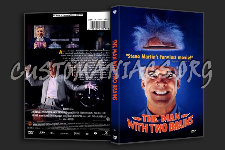 The Man With Two Brains dvd cover
