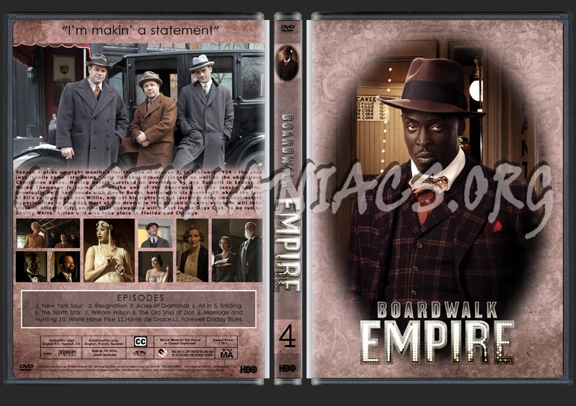 Boardwalk Empire Season 4 dvd cover
