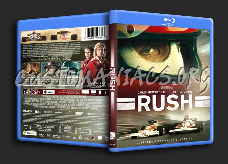 Rush (2013) blu-ray cover