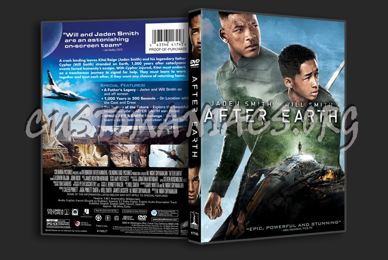 After Earth dvd cover