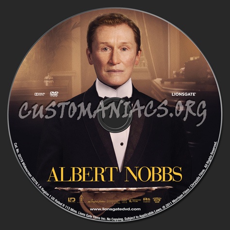 Albert Nobbs dvd label