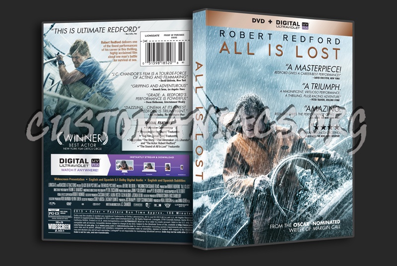 All Is Lost dvd cover